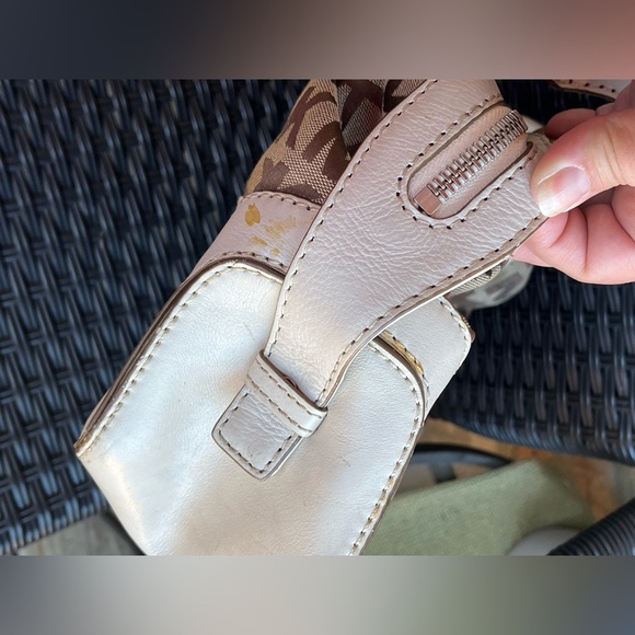 Michael Kors monogram canvas leather satchel vintage - Picture 13 of 16